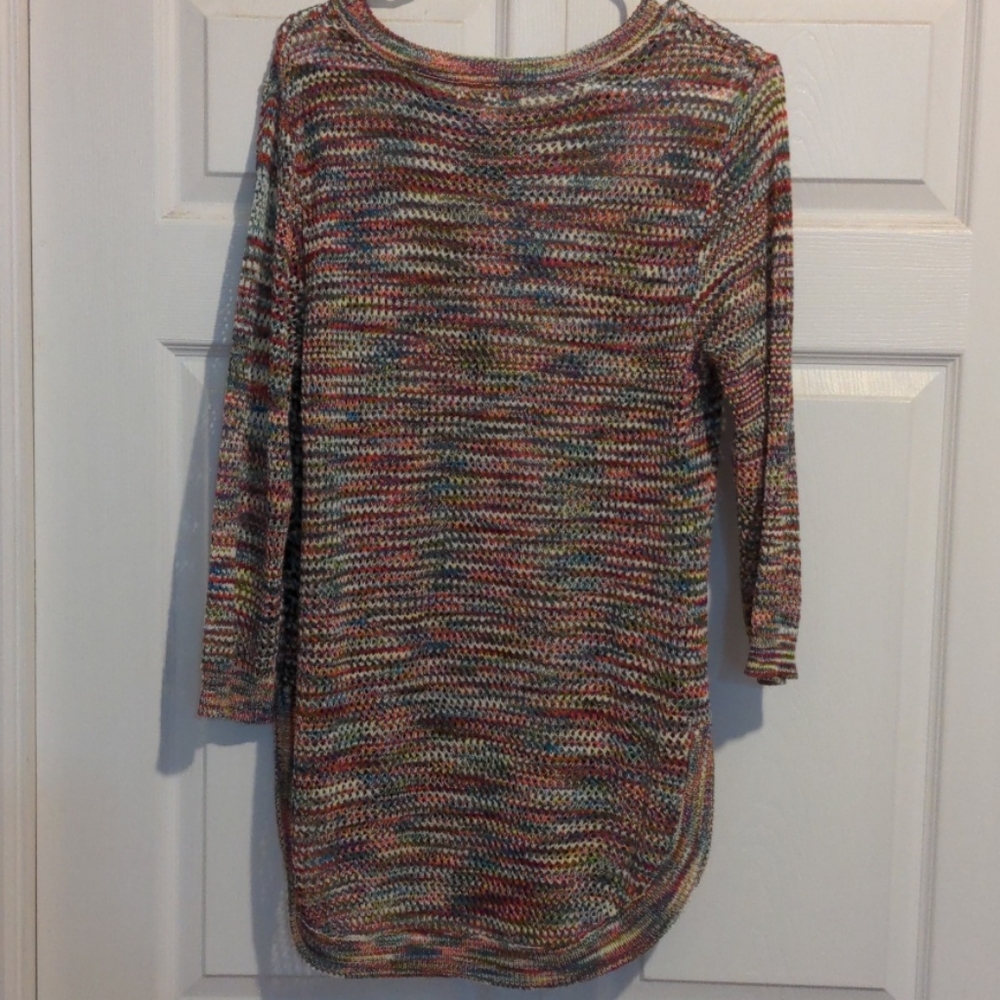 Multicolor See-Through Tunic - Picture 5 of 5